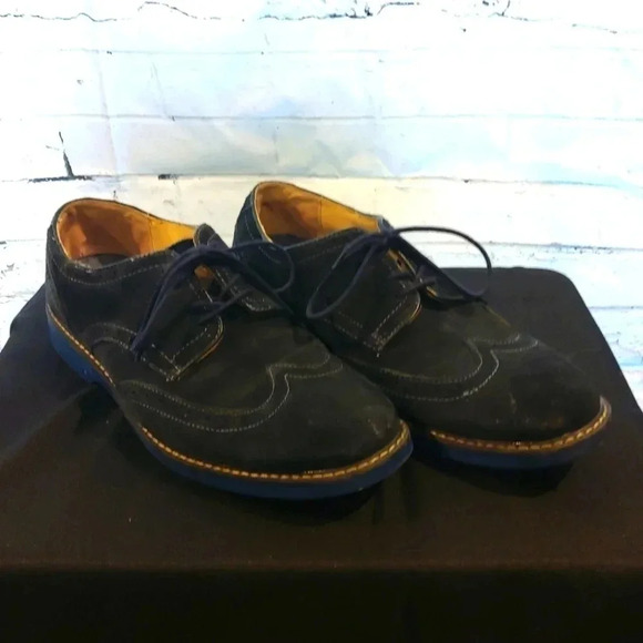 G.H. Bass & Co. Other - Men's Bass Blue Suede Shoes Sz 9.5